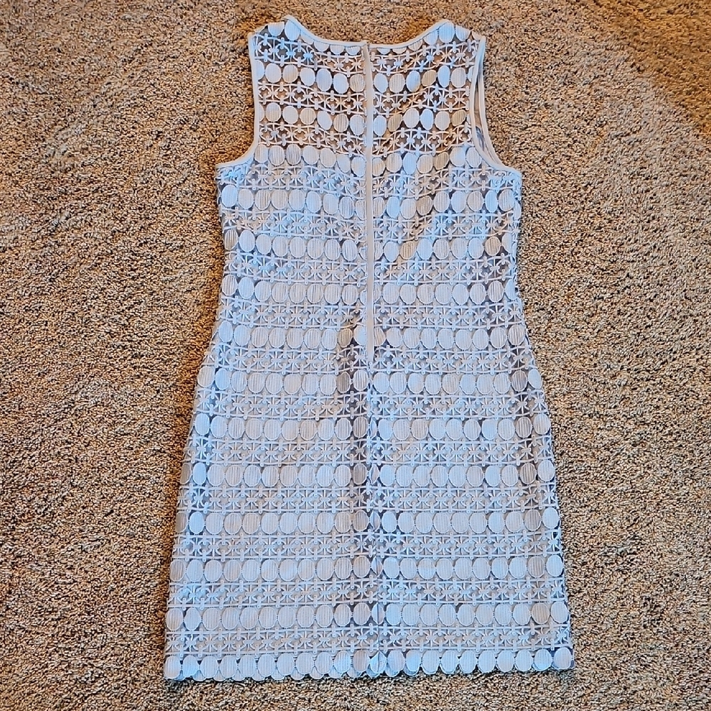 Ralph Lauren Light Blue Lace Mini Dress - Picture 5 of 5